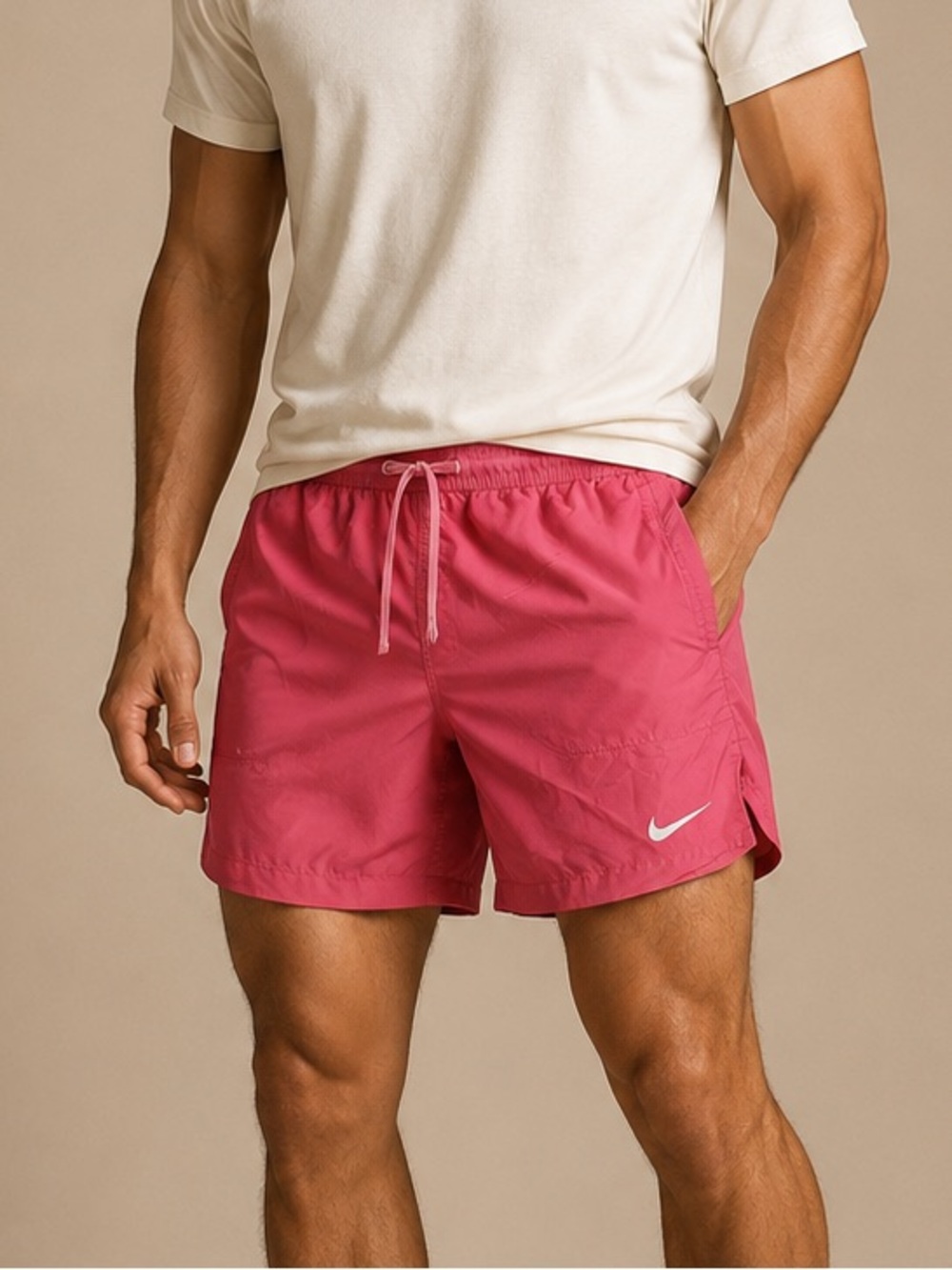 Nike Running Pink Performance Athletic Shorts M